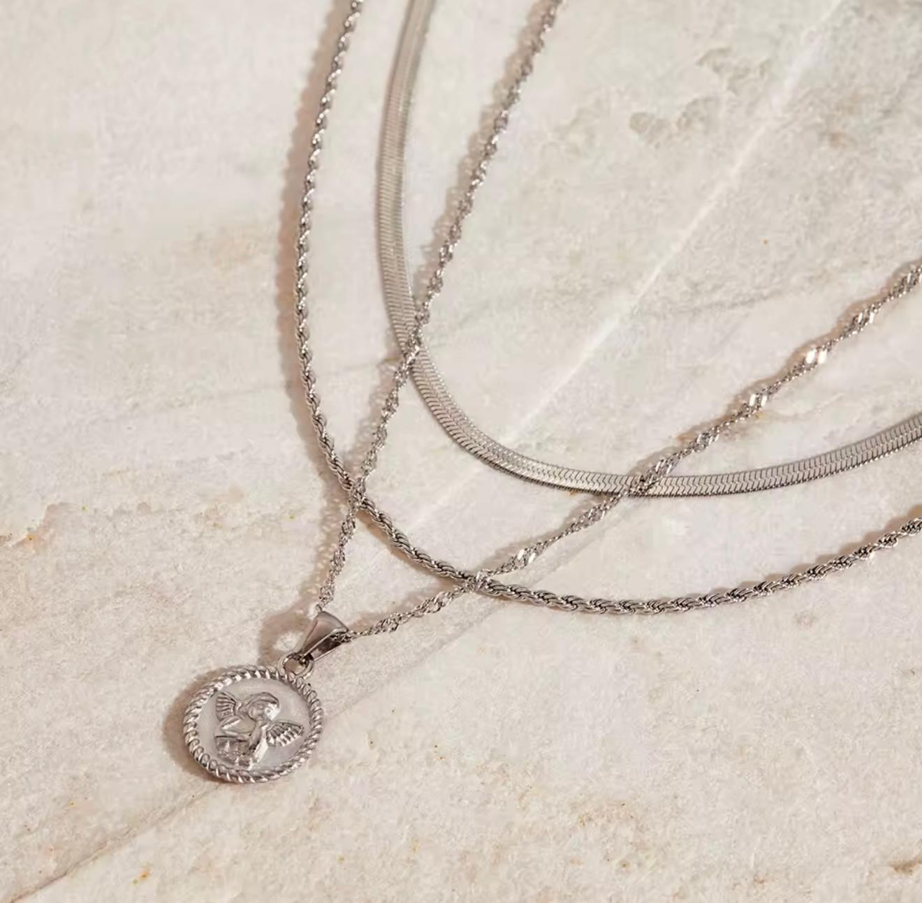 Collana Angel Argento